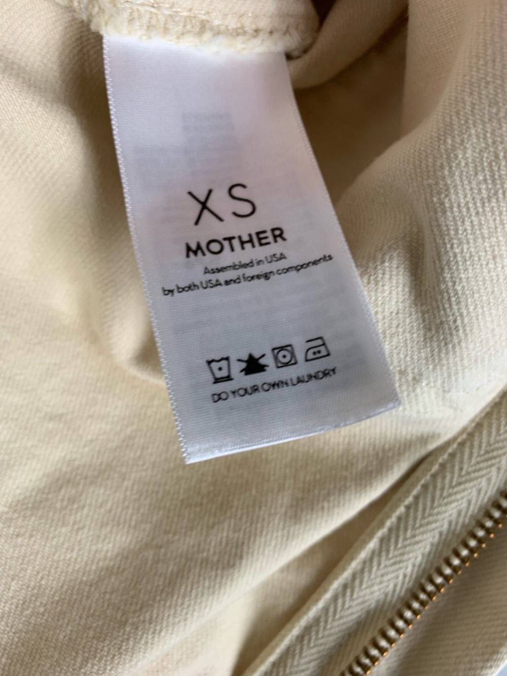 Mother The Fixer Women XS Birch Utility Jumpsuit - Picture 4 of 8